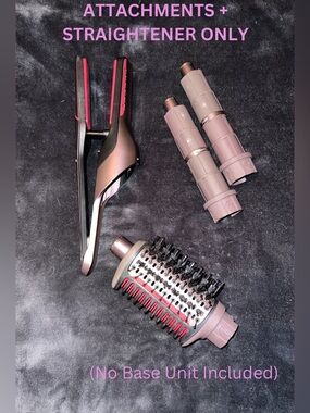 Shark FlexFusion Accessories - Barrel Rollers, Volume Round Brush & Straightener